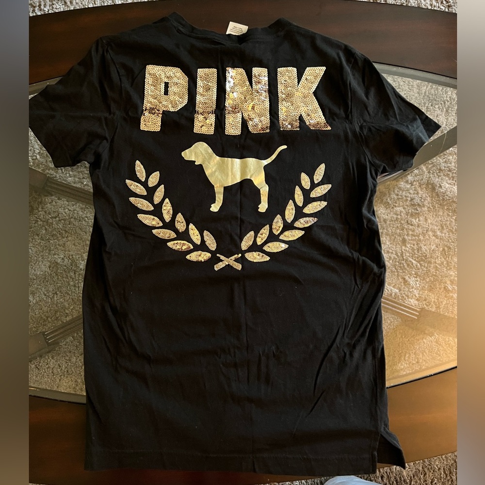 Vs pink sequin shirt